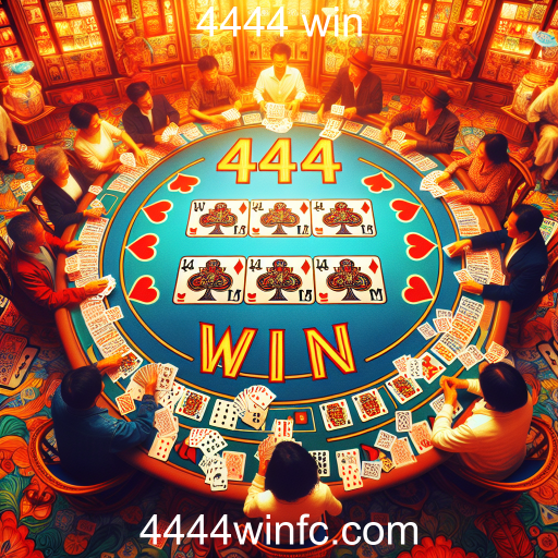 Descubra a Diversão das Cartas no 4444 Win